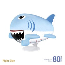 Spot 3D-JP Pintoo three-dimensional puzzle shark egg-shaped aircraft (80 pieces)