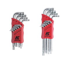 German K brand Vernede tool easy-to-hold flat body short L round rod star hole wrench 9 09973PA-2H9