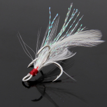 Fishing House Triple reinforced feather three times hook blood groove hook Luya bait sequin hook hook anchor hook