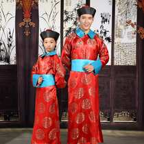 Qing Dynasty Eunuch service grand chief service Grand father-in-law service ancient costume minister service official service performance costume Palanquin service