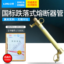 National standard RW11-10 100A-200A high voltage dropout fuse 12kv line Lingke switch fuse tube