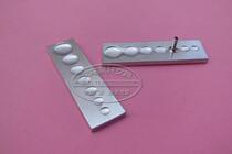 Install stationery clip rivet special base Hand knock rivet base Hand punch base rivet tool