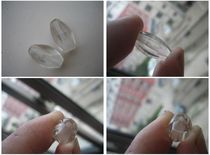 Know-how to buy the Warring States Crystal six-sided white and flawless white crystal beads Lezi beauty high-end accessories