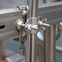 Fishing table accessories fishing table umbrella stand universal padded stainless steel sliding umbrella stand special price