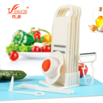 Fengchi multifunctional vegetable cutter combination vegetable organizer hand guard potato shred shredded sliced grid