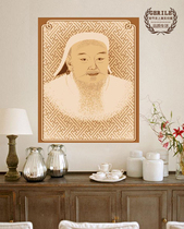 Mongolia Imported Pure Wool Living Room Tapestry Tapestry Tapestry Generation Tianghi Sweat Like Tapestry Mongolian Decorations