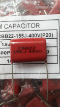 Original CBB film capacitor CBB22 155J K 1 5J K 400V 450V P20MM
