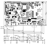  4K 120Hz 50-inch high-resolution LCD screen driver board with screen model:KM500DB01 V0