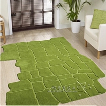 Field Garden Green Irregular Modelling Carpet Living Room Tea Table Sofa Bedroom Bedside Handmade acrylic Acrylic Carpet Custom