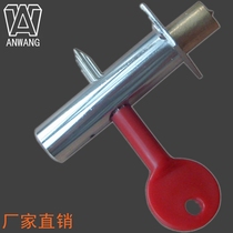 Pure Copper Piping Lock Well Pipe Lock Tube Well Lock Invisible Door Lock Fireproof Door Concealed Lock Channel Lock Pass Unlock Tool