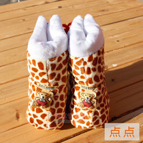 3 Twin Babies High Helper Cotton Shoes Thickened Warm Infant Boots Softsole Shoes Foot Socks 3-12 Months