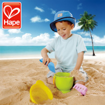 Hape Beach Toys Adventure Small Set Vat Combination Childrens Bucket Shovel Hourglass Playing Sand Dredging Tools Set