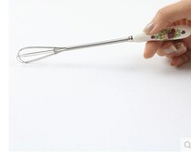 South Korea imports mini stainless steel stirring stick manual mixer egg beater cream egg baking tool