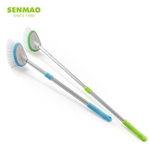  Retractable fish tank brush Bathroom floor brush feels good Plastic cleaning brush freely adjust the fish tank brush 