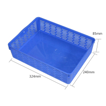 Deli mesh kumon basket 929 size A4 plastic box storage box data collation column file basket