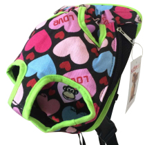 Pet dog chest bag cat dog backpack Teddy out portable double backpack kangaroo bag shoulder breathable four feet
