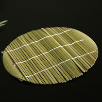 Round sushi bamboo roller curtain table bamboo vegetable mat round mat seaweed rice roller curtain sushi tool sushi roller blind mold