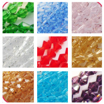Crystal beads Diamond beads Beaded childrens handmade materials Beaded toys DIY jewelry accessories 25 pieces