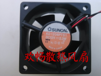 SUNON KD1206PTS1 12V 2 3W 6025 6cm computer chassis mute switch fan