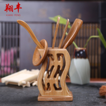 Xiangfeng Tea Set Tea Ceremony Six Gentlemen Parts Bamboo Solid Wood Tea Clip Teaspoon Teaspoon Combination Set