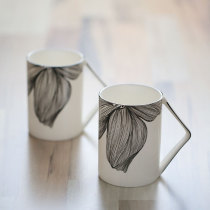 Ceramic cylinder cup creative couple Cup mug brush tooth cup water Cup ceramic bone porcelain milk coffee cup mouthwash Cup