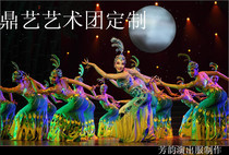 The Dai ethnic group plays out the new 2015 auspicious peacock dance costumes and ethnic minorities perform costumes for the stage