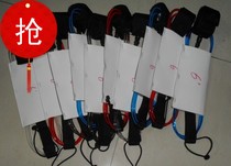 Surfboard foot rope 10 feet 7MM diameter TPU high quality double rotating head life-saving safety rope factory direct sales 6