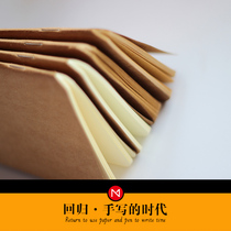 MOZE produced travel leather diary cowhide handmade notepad tn replacement inner core Passport inner page