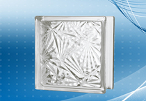 Jinghua glass brick white ice pattern partition background wall transparent opaque