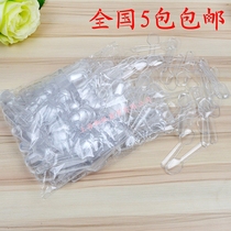 Disposable Spoon Plastic Shaved Ice Spoon Transparent Yogurt Spoon Ice Cream Dessert Pudding Cake Fork Spoon 380