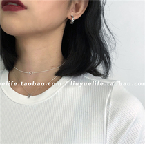 hellojune whole body 925 silver solid do old effect chain earrings