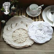 (new on November) Exports European and American whole cotton handmade buckle lock 100 with Li hollowed disc cushion Vase Cushion Dining Cushion