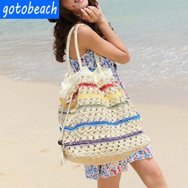 2017 new rattan woven bag new straw woven bag fashion womens bag beach bag pastoral bag woven bag small pepper tide bag