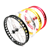 2015 New Product explosion BECAUSE climbing bicycle wheel set 20 24 26 inch 32 hole flower drum rear wheel set