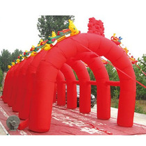 4 meters Longfeng double dragon even arch tent Multi-tent Double arch Arch one-piece tent
