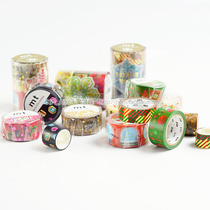 Japan imported mt and paper tape 2016 mt Xmas Christmas limited multi-specification whole roll