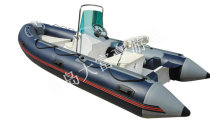 Fiberglass steel 5 2 m 10 person RIB boat patrol boat inflatable rubber boat