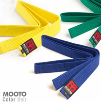 MOOTO Korea original taekwondo ribbon single-circle double-circle road belt test-level ribbon embroidered words