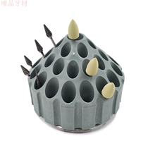 Dentistry Low Speed Cell Phone Car Needle Grinding Head Mechanic Grinding Head Containing Placement Case Holder Oral Material