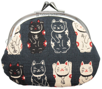 Spot Japanese handmade coin purse Maneki Neko wallet Coin storage bag Ornament Girlfriend gift