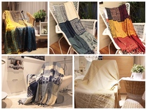 Foreign trade Nordic classic simple modern soft cloth blanket Sofa blanket Velvet blanket Plush leisure blanket Literary blanket