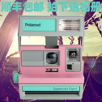 Retro One Image Polaroid Camera 600 Polaroid Esprit Water Blue Pink SF 635 Type