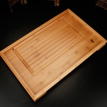 Kung fu tea toilet bamboo tea plate bamboo tea tablet drainage tea table large medium small tray tea cup