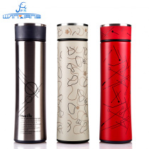 Vientiane thermos cup lady cute fashion small creative portable cartoon office vacuum couple water cup