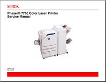 Xerox A3 Laser Color Printer Phaser7760 Repair Manual Fault Code Book Firmware Upgrade Software