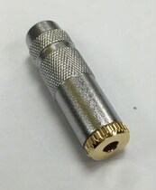 Euryade gold-plated 3 5mm female plug 3 5 stereo headset female seat 6MM tail diameter