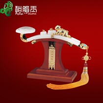 Large-size things are good for natural white jade wedding room opening gift Joe relocated from the national gift