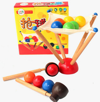 Wooden Snatcher competition Baby hand-eye coordination Exercise hand flexible desktop parenting game 2-3-4-year-old toy