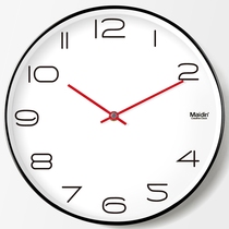 Medin living room bedroom European wall clock European silent clock simple creative round clock quartz clock J601