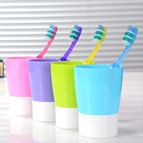 Clear Cabin Fashion Minima Creative Toothbrushing Cup Toothbrushing Cup Gargling Cup Dazzling Cup Bicolor Cup Plastic Cup Water Cup